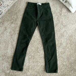 GAP vintage slim size 24 R green Courderoys
